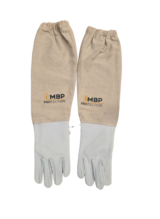 MBP White Cowhide Gloves